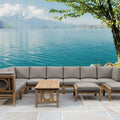 Anderson Teak Natsepa Modern 7-Piece Modular Deep Seating Set
