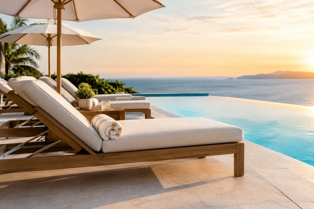 Poolside Furniture That Feels Like a Resort