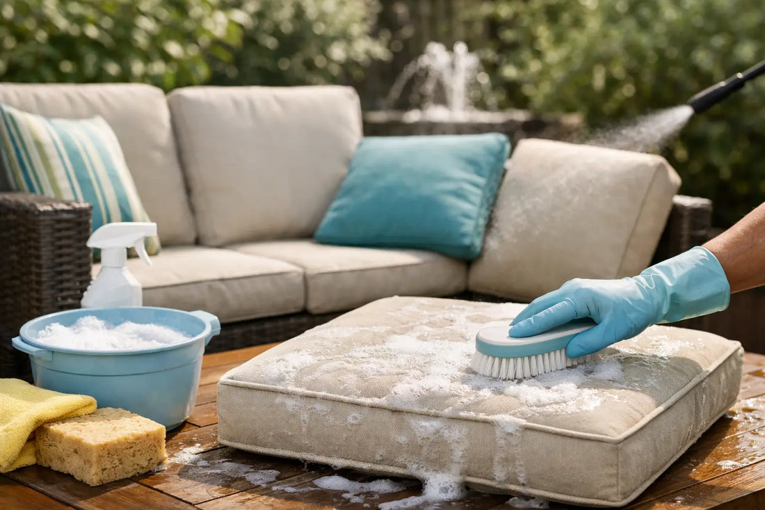 How to Clean Outdoor Cushions Without Fading