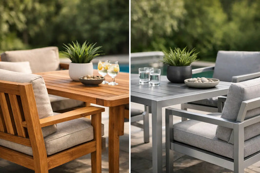 Teak Versus Aluminum: Which Patio Furniture Wins?