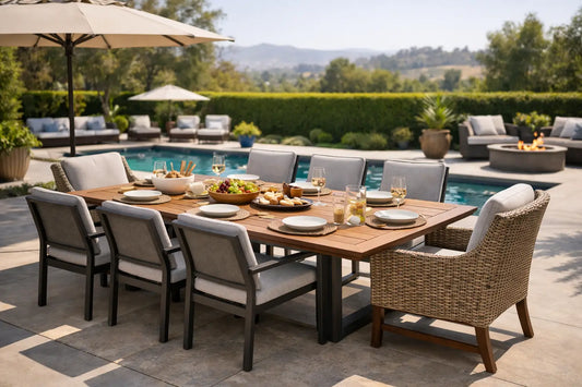 How to Choose an Outdoor Dining Set for 8