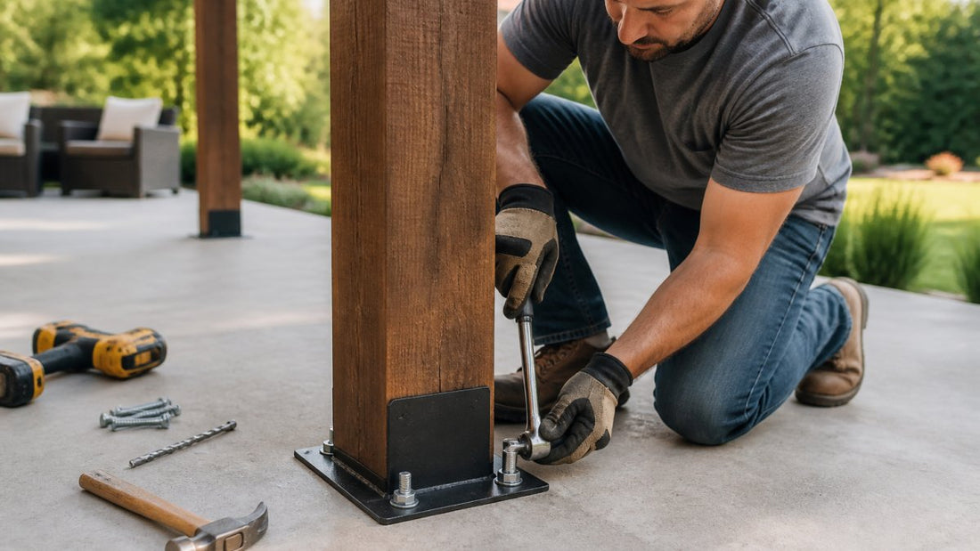 How to Anchor a Pergola on Concrete: Safe DIY Guide