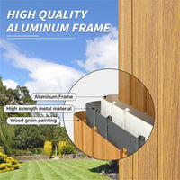 [12X20FT] Premium Outdoor Double-Layer Galvanized Steel Hardtop Gazebo For Patio (SAK46095)