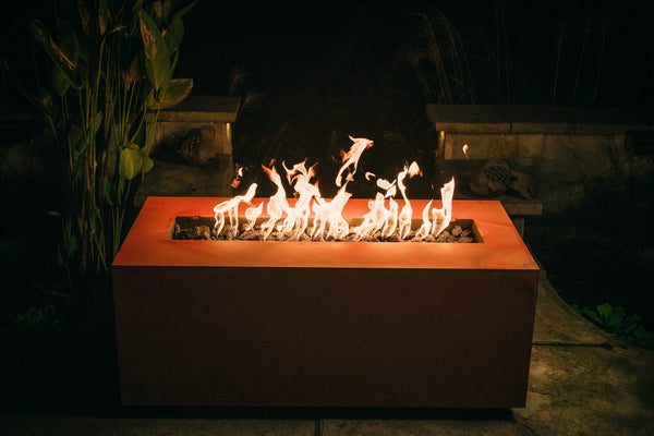 Fire Pit Art® 72-Inch Linear Gas Fire Pit Table