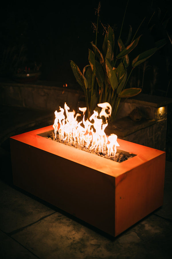 Fire Pit Art® 48-Inch Linear Gas Fire Pit Table