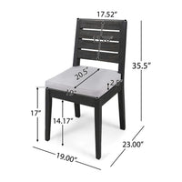 9-Piece Outdoor Dining Set With Extendable Acacia Wood Patio Table (SAK75134)