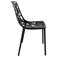 LeisureMod Devon Modern 7-Piece Aluminum Outdoor Dining Set