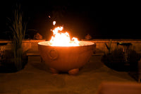 Fire Pit Art® Nepal 41-Inch Handcrafted Carbon Steel Fire Pit