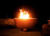 Fire Pit Art® Nepal 41-Inch Handcrafted Carbon Steel Fire Pit