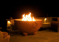Fire Pit Art® Nepal 41-Inch Handcrafted Carbon Steel Fire Pit