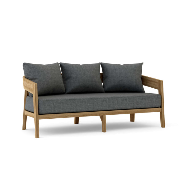 Anderson Teak Toscana Modern 3-Seater Deep Seating Patio Sofa