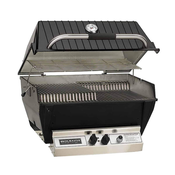 Broilmaster P3X Super Premium Cast Aluminum Gas Grill With Flare Busters, Griddle And Smoker Shutter