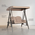 Outdoor Swing Chair for Garden and Patio (Double Seat)