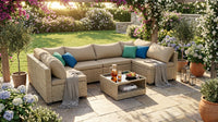 7-piece Patio Sofa Furniture Set — Lifestyle