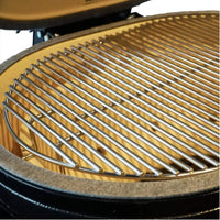 Primo Oval Large 300 All-In-One Ceramic Kamado Grill W/ Cradle, Side Shelves & Stainless Steel Grates [PGCLGC] (SAK21293)
